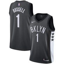 Load image into Gallery viewer, 1-D&#39;Angelo Russell Brooklyn Nets  Swingman Jersey - Statement Edition – Gray