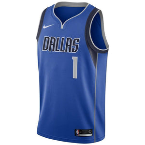 1-Dennis Smith Dallas Mavericks Swingman Jersey Blue - Icon Edition