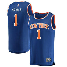 Load image into Gallery viewer, 1-Emmanuel Mudiay New York Knicks  Jersey - Icon Edition - Blue