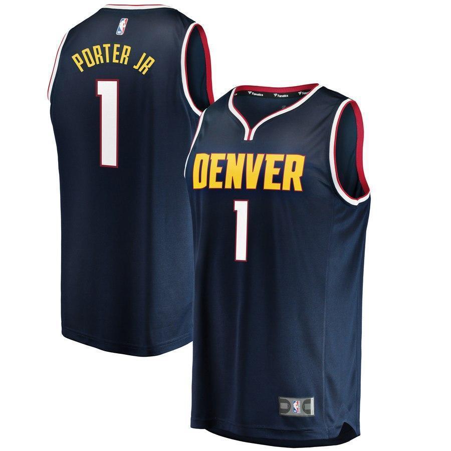 1-Michael Porter Jr. Denver Nuggets  Jersey - Icon Edition - Blue
