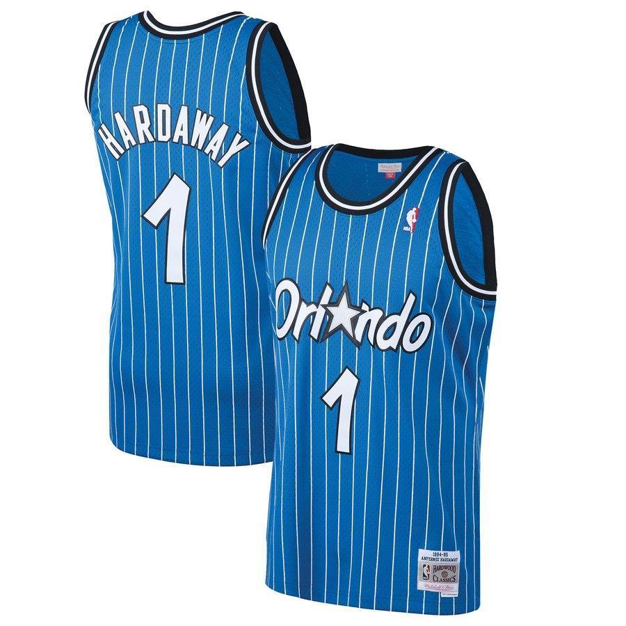 1-Penny Hardaway Orlando Magic  1994-95 Hardwood Classics Swingman Jersey - Blue