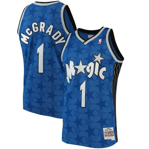 1-Tracy McGrady Orlando Magic 2001-02 Hardwood Classics Swingman Jersey - Blue