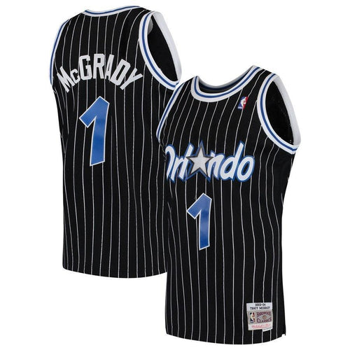1-Tracy McGrady Orlando Magic 2003-04 Hardwood Classics Swingman Jersey – Black