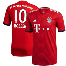 Load image into Gallery viewer, 10-Arjen Robben Bayern Munich 2018-19 Home Player Jersey – Red