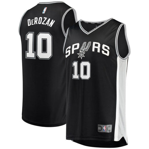 10-DeMar DeRozan San Antonio Spurs  Jersey - Icon Edition - Black
