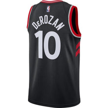 Load image into Gallery viewer, 10-DeMar DeRozan Toronto Raptors Swingman Jersey - Statement Edition – Black