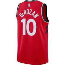 Load image into Gallery viewer, 10-DeMar DeRozan Toronto Raptors Swingman Jersey Red - Icon Edition