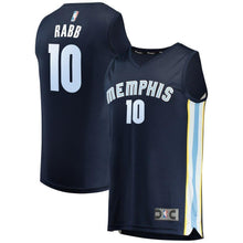 Load image into Gallery viewer, 10-Ivan Rabb Memphis Grizzlies  Jersey - Icon Edition – Navy