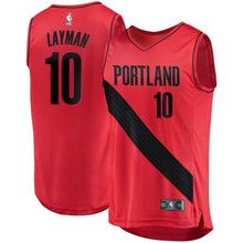 Load image into Gallery viewer, 10-Jake Layman Portland Trail Blazers  Jersey - Statement Edition - Red