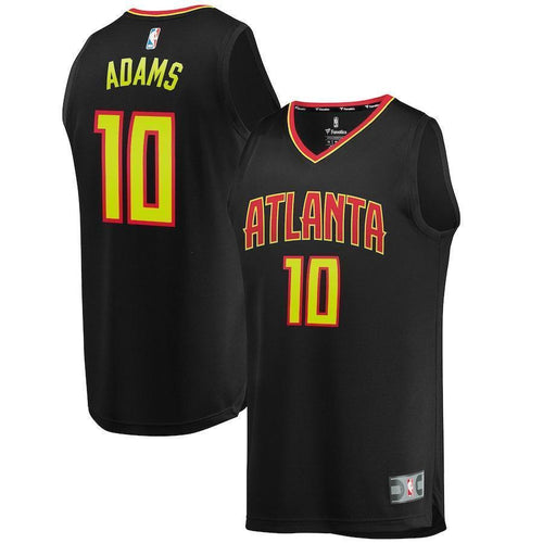 10-Jaylen Adams Atlanta Hawks Jersey Black - Icon Edition