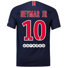 Load image into Gallery viewer, 10-Neymar Santos Paris Saint-Germain 2018-19 Home Player Jersey – Navy