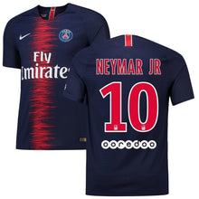 Load image into Gallery viewer, 10-Neymar Santos Paris Saint-Germain 2018-19 Home Player Jersey – Navy