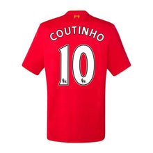 Load image into Gallery viewer, 10-Philippe Coutinho Liverpool New Balance  Home Player Jersey - Red