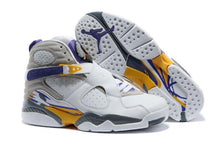 Load image into Gallery viewer, Air JORDAN 8 Generation Engraved Purple/White