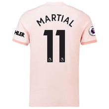 Load image into Gallery viewer, 11-Anthony Martial Manchester United 2018-19 Away Player Jersey – Coral