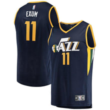 Load image into Gallery viewer, 11-Dante Exum Utah Jazz  Player Jersey - Icon Edition – Navy