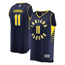 Load image into Gallery viewer, 11-Domantas Sabonis Indiana Pacers Jersey - Icon Edition – Navy