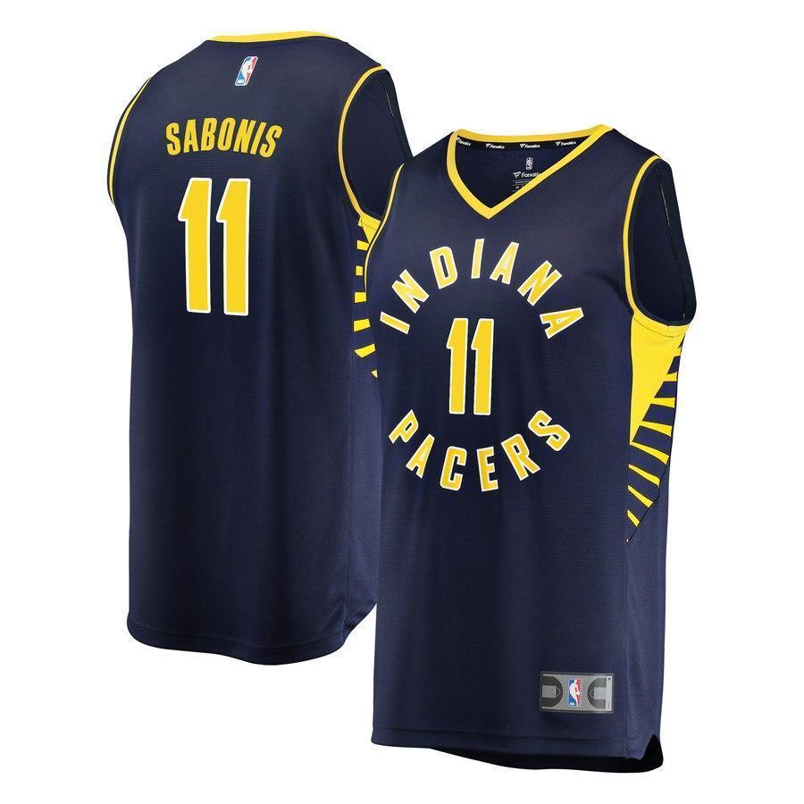 11-Domantas Sabonis Indiana Pacers Jersey - Icon Edition – Navy