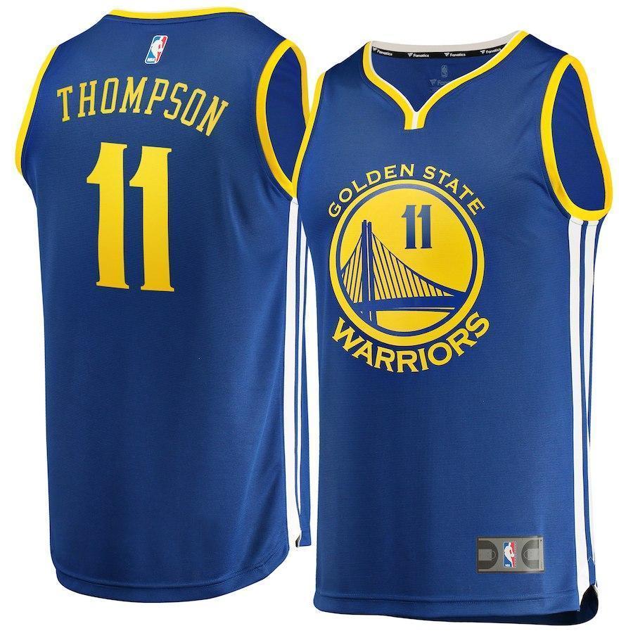 11-Klay Thompson Golden State Warriors Jersey Royal - Icon Edition