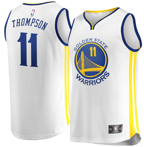 11-Klay Thompson Golden State Warriors  Jersey White - Association Edition