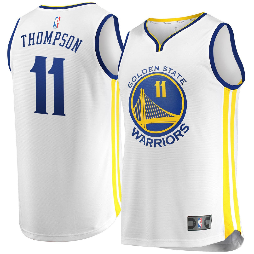 11-Klay Thompson Golden State Warriors  Jersey White - Association Edition