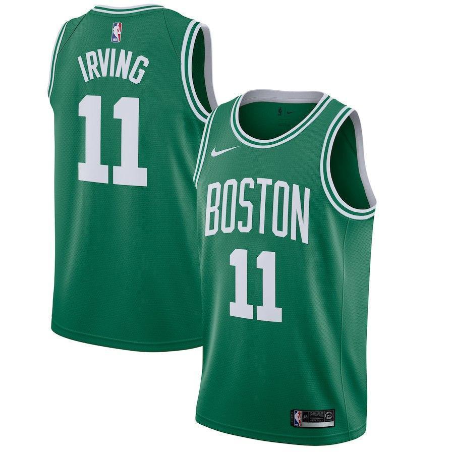 11-Kyrie Irving Boston Celtics Swingman Jersey - Kelly Green - Icon Edition