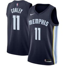 Load image into Gallery viewer, 11-Mike Conley Memphis Grizzlies Swingman Jersey Navy - Icon Edition