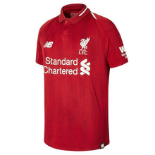 Load image into Gallery viewer, 11-Mohamed Salah Liverpool New Balance Youth 2018-19 Home Player Jersey – Red