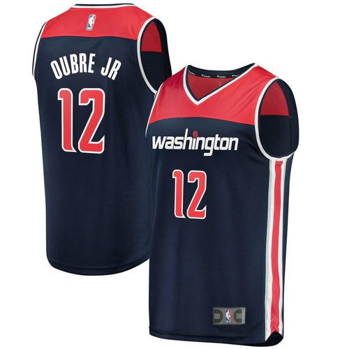 12-Kelly Oubre Washington Wizards Jersey Navy - Statement Edition