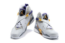 Load image into Gallery viewer, Air JORDAN 8 Generation Engraved Purple/White