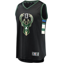 Load image into Gallery viewer, 13-Malcolm Brogdon Milwaukee Bucks Jersey Black - Statement Edition