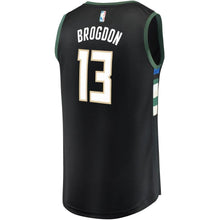 Load image into Gallery viewer, 13-Malcolm Brogdon Milwaukee Bucks Jersey Black - Statement Edition
