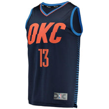Load image into Gallery viewer, 13-Paul George Oklahoma City Thunder  Jersey Navy - Statement Edition
