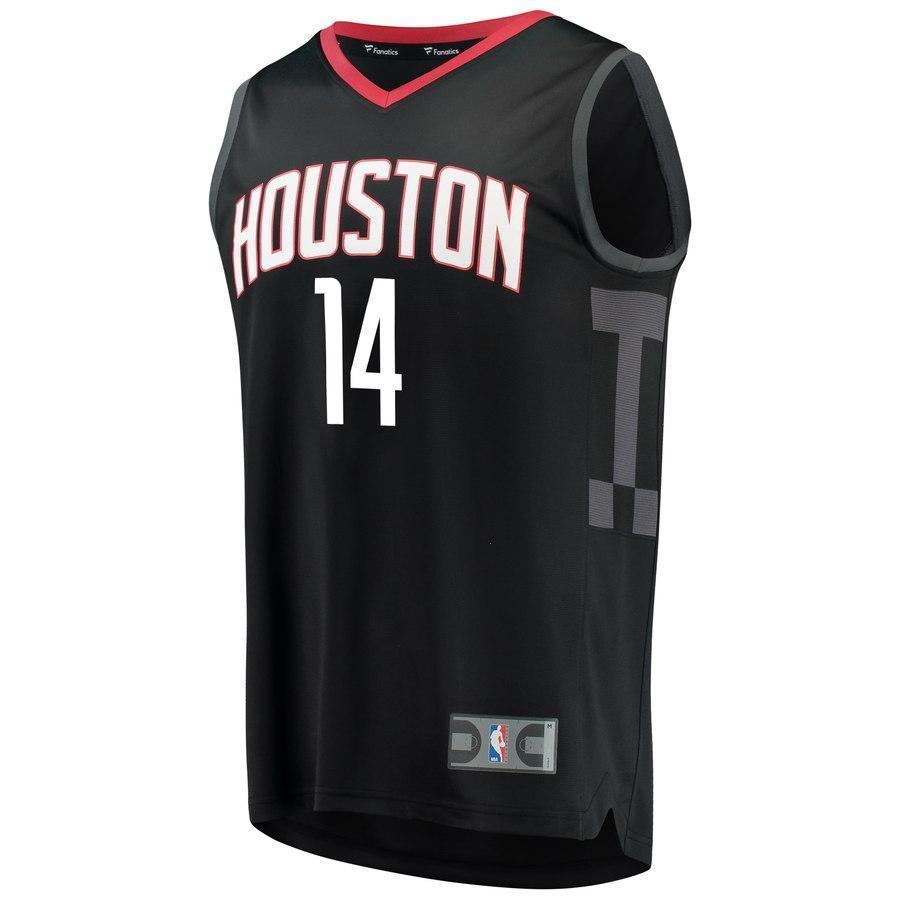 14-Gerald Green Houston Rockets  Jersey Black - Statement Edition