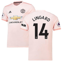 Load image into Gallery viewer, 14-Jesse Lingard Manchester United 2018-19 Away Player Jersey – Coral