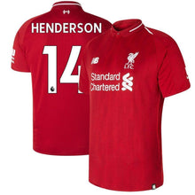 Load image into Gallery viewer, 14-Jordan Henderson Liverpool New Balance 2018-19 Home Player Jersey – Red