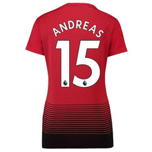 Load image into Gallery viewer, 15-Andreas Pereira Manchester United Women&#39;s 18-19 Home Jersey – Red