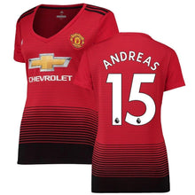 Load image into Gallery viewer, 15-Andreas Pereira Manchester United Women&#39;s 18-19 Home Jersey – Red
