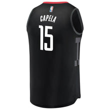 Load image into Gallery viewer, 15-Clint Capela Houston Rockets Player Jersey Black - Statement Edition