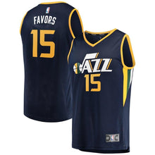 Load image into Gallery viewer, 15-Derrick Favors Utah Jazz  Player Jersey - Icon Edition – Navy