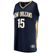 Load image into Gallery viewer, 15-Frank Jackson New Orleans Pelicans  Jersey - Icon Edition – Navy