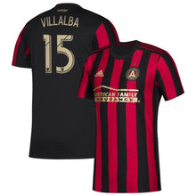 Load image into Gallery viewer, 15-Hector Villalba Atlanta United FC 219 Star and Stripes Replica Player Jersey – Red