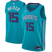 Load image into Gallery viewer, 15-Kemba Walker Charlotte Hornets  Swingman Jersey Teal - Icon Edition