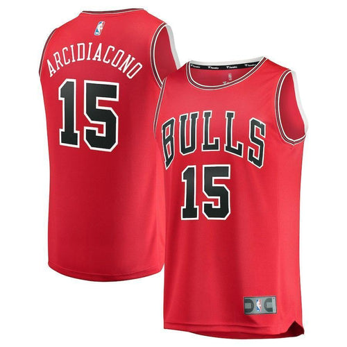 15-Ryan Arcidiacono Chicago Bulls  Jersey Red - Icon Edition