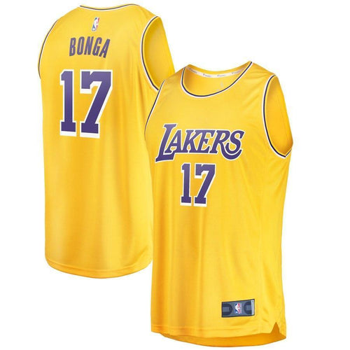 17-Isaac Bonga Los Angeles Lakers  Jersey - Icon Edition - Gold