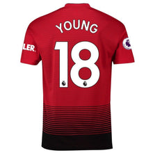 Load image into Gallery viewer, 18-Ashley Young Manchester United 2018-19 Home Player Jersey – Red