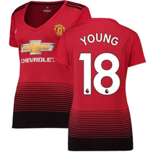 Load image into Gallery viewer, 18-Ashley Young Manchester United Women&#39;s 18-19 Home Jersey – Red