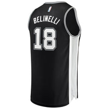 Load image into Gallery viewer, 18-Marco Belinelli San Antonio Spurs  Jersey - Icon Edition - Black