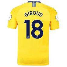 Load image into Gallery viewer, 18-Olivier Giroud Chelsea 2018-19 Away Vapor Match Player Jersey – Yellow