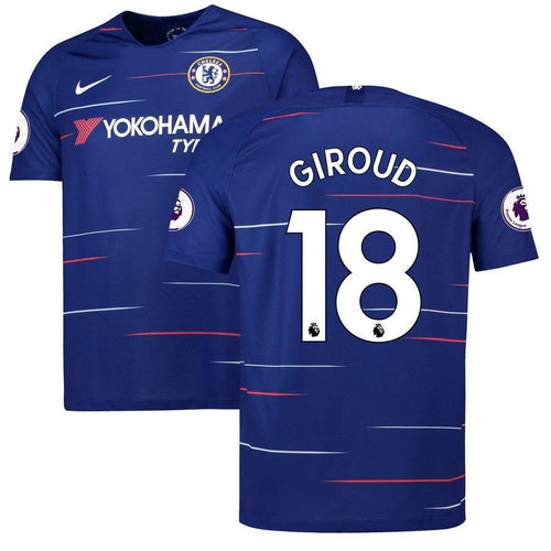 18-Olivier Giroud Chelsea 2018-19 Home Player Jersey – Blue